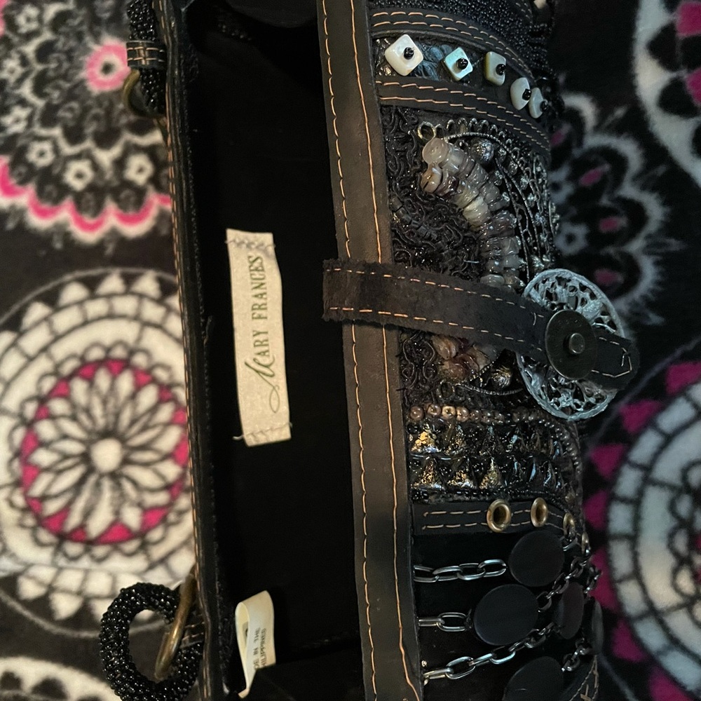 SOLD! Mary Frances Beaded Opera Shoulder Bag - Picture 5 of 6